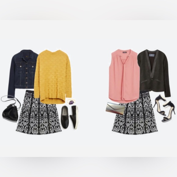 41 Hawthorn Stitch fit black knit skirt NWOT - Picture 6 of 6